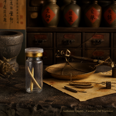 Dried Medicinal Leech Hirudo nipponia 0.5g/Bottle | Shuizhi Chinese Herbal Medicine TCM Raw Material