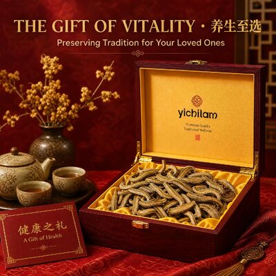 Hirudo nipponia Premium Dried Leech Gift Box 1500 ATU/g | 0.3g × 15 Bottles | Shuizhi TCM Raw Material