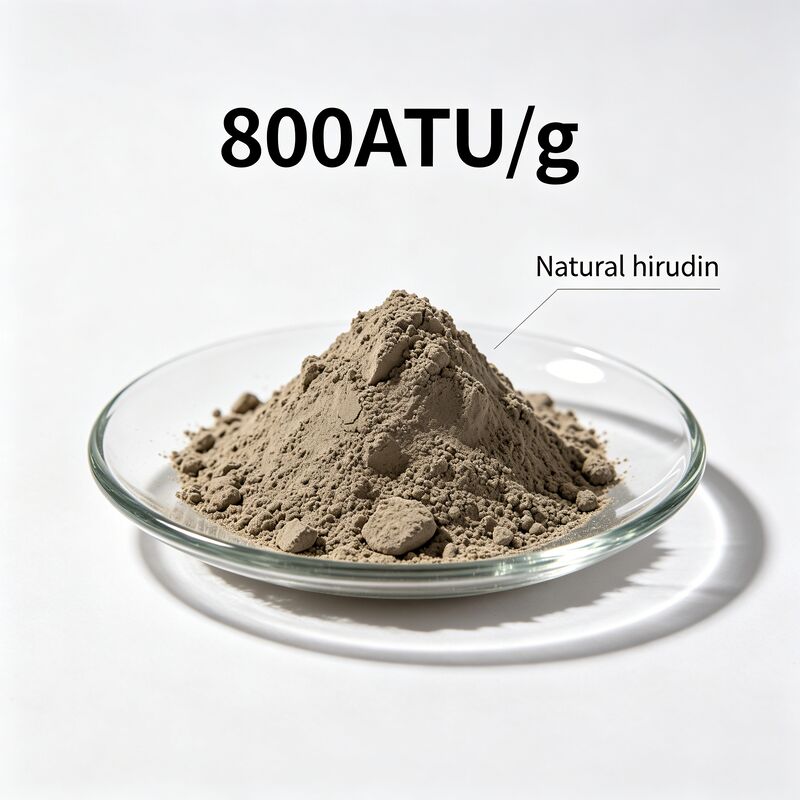 Food-grade 800 ATU/g Taupe Brown Powder Natural Hirudin For Herbal Supplements And Health Products