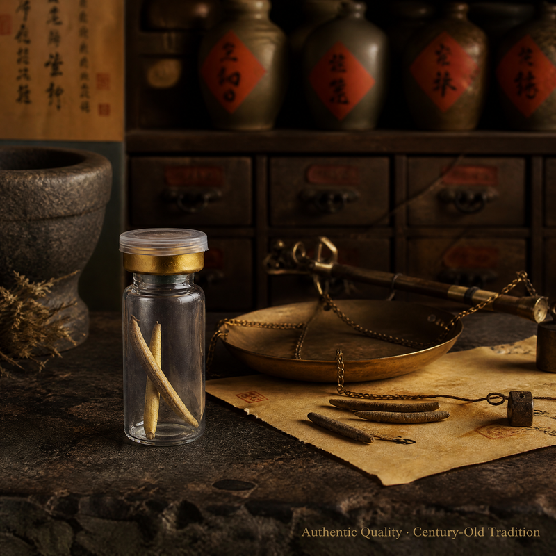 Dried Medicinal Leech Hirudo nipponia 0.5g/Bottle | Shuizhi Chinese Herbal Medicine TCM Raw Material