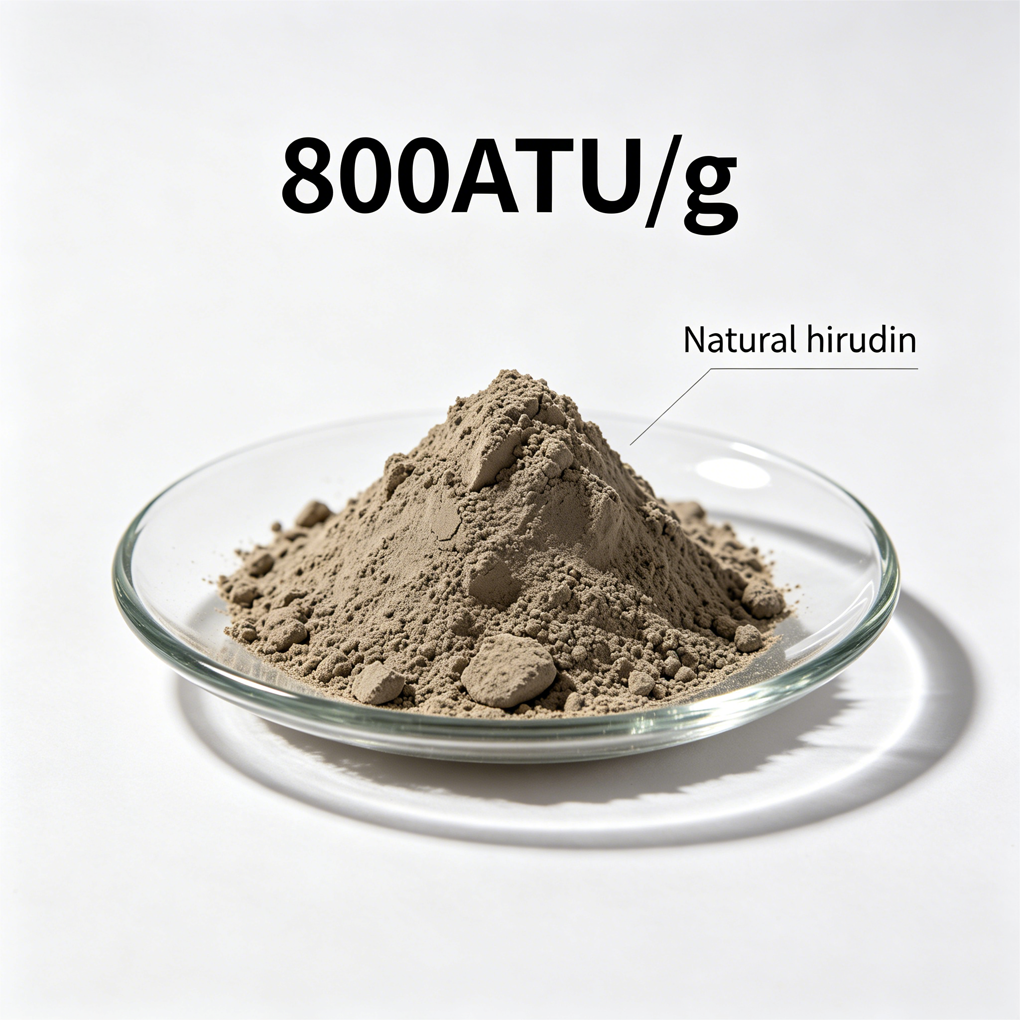Food-grade 800 ATU/g Taupe Brown Powder Natural Hirudin For Herbal Supplements And Health Products