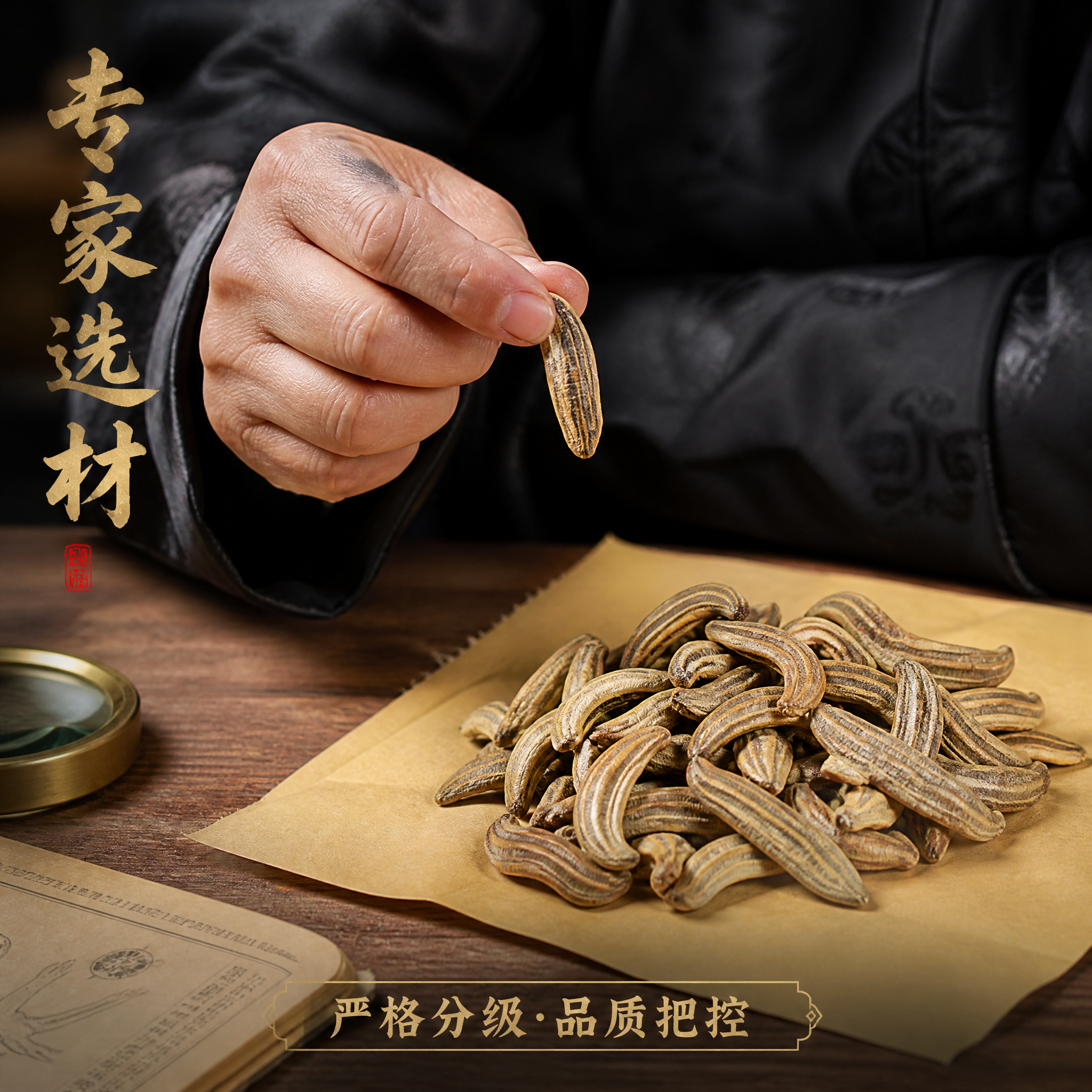 Premium Dried Leech Shuizhi (Hirudo Nipponia) Natural Chinese Herbal Medicine Ingredient for Traditional Medicine and Pharmaceutical Use